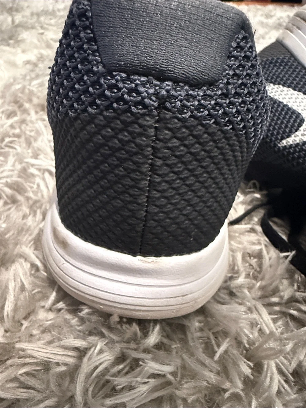 Nike Black & Gray Mesh Sneakers (52)